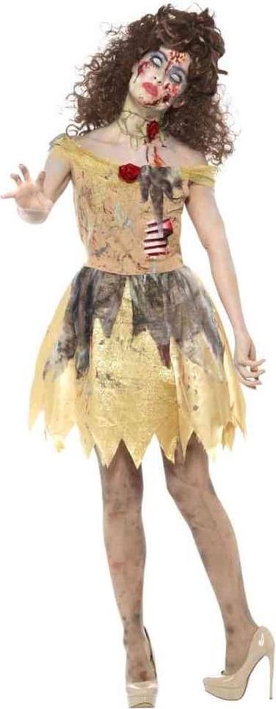 Smiffys Kostuum -M- Zombie Golden Fairytale Geel