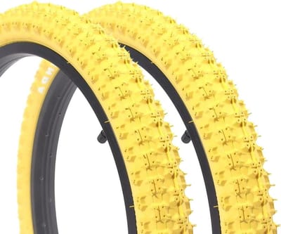 BMX Banden Set - Draadbanden Noppenprofiel - Dirt Pumptrack Street - Sterke Tractie Robuuste Constructie - 20 x 225 Inch