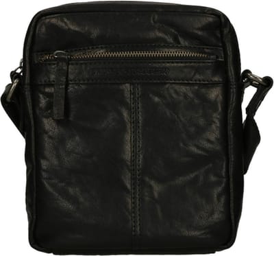 Spikes & Sparrow Bronco Kleine Schoudertas Heren - Leer - Zwart
