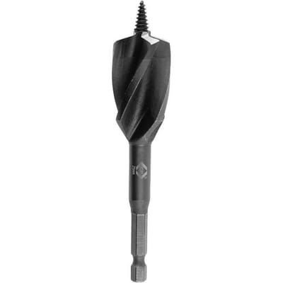 C.K T2946-25 Hout-spiraalboor 25 mm Gezamenlijke lengte 120 mm 6.35 mm, Zeskant schacht 1 stuk(s)