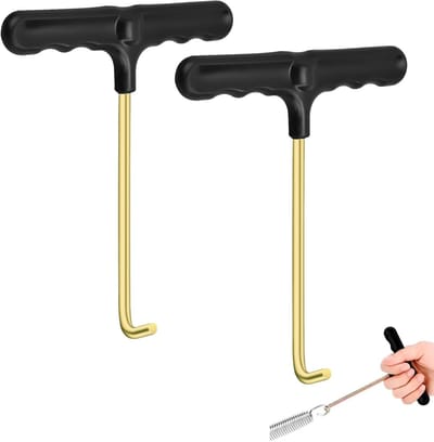 T-Hooks voor Trampoline - 2 Stuks, Ideaal voor het Spannen van Trampolineveren en Verbeteren van Springprestaties