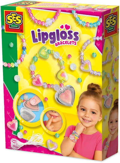 SES Creative Lipgloss Armbanden - Armbandjes Maken - Knutselen - Voor Meisjes Vanaf 6 Jaar