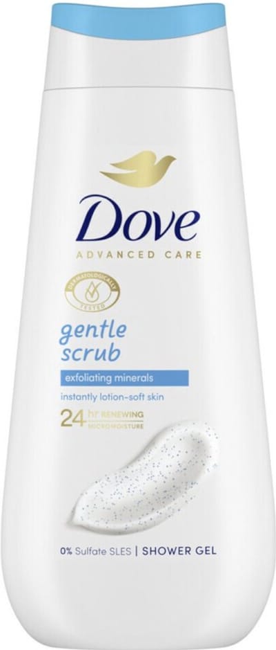 Dove Advanced Care Douchegel Gentle Scrub 225 ml