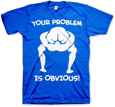 Hybris T-shirt ‘Your Problem Is Obvious’ SH-1-15704-H43-14