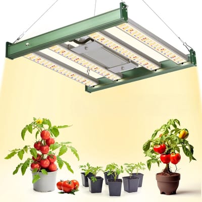 Plantenlamp 1200W LED-plantenlamp kweeklampen voor binnen - LED-groeilicht met volledig spectrum voor kamerplanten, groenten en bloemen - VAYALT - Hoog rendement (5000k, 3000k, 380nm, 460nm, 660nm, 730nm).