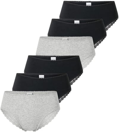 Schiesser Dames brazil slip 6 pack 95/5 Modern Cotton