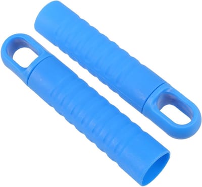 Mopsteel Eindkap - Handvat Vervanging - Schoonmaak Werk - Met Ophanglus - 14.2 cm - Blauw