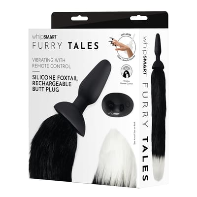'Furry Tailes - Foxtail Vibrating Plug', 35 cm