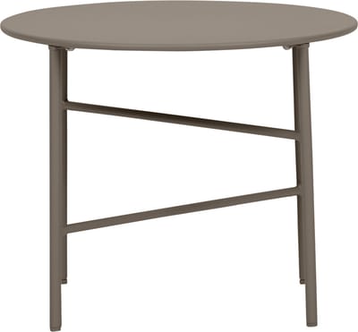Pesetos tuintafel bijzettafel Ø50cm H40cm okkernoot decor.
