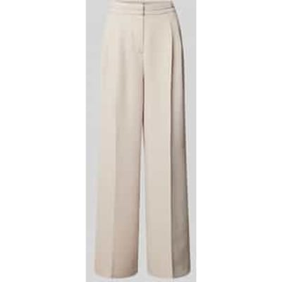 Straight leg stoffen broek met elastische band