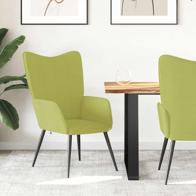 vidaXL Relaxstoel stof groen