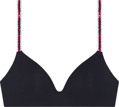 Tommy Hilfiger dames Nature Tech triangel BH - katoen met modal gevoerd - donkerblauw