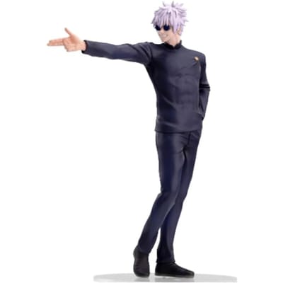 19cm Jujutsu Kaisen Anime Figuur Gojo Satoru Anime Beeld PVC Actie Figuur Collectie Model Speelgoed Kinderen Ornament Pop blue