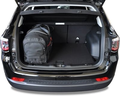 Jeep Compass 2017+ (incl MHEV en PHEV) 4-delig Reistassen Op Maat Auto Interieur Kofferbak Organizer Accessoires
