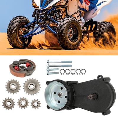 Dailygoods- Versnellingsset Vervanging - 5 Versnellingen - Geschikt voor Pocket Mini Bike/Scooter/ATV - Inclusief Koppeling - T8F Ketting Compatibel - Versnellingsbak