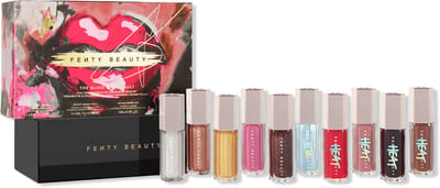 FENTY BEAUTY Gloss Bomb Vault – 10x Full Size Lipgloss – Lip Luminizer Set