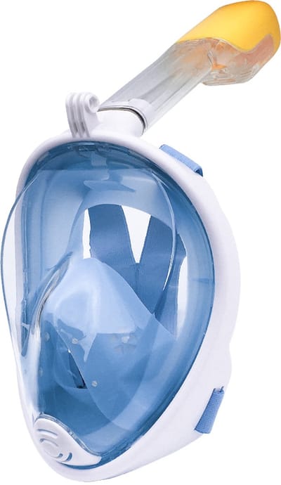 Duikmasker, snorkelmasker voor onder water, anticondensbril, zwemuitrusting - blauw