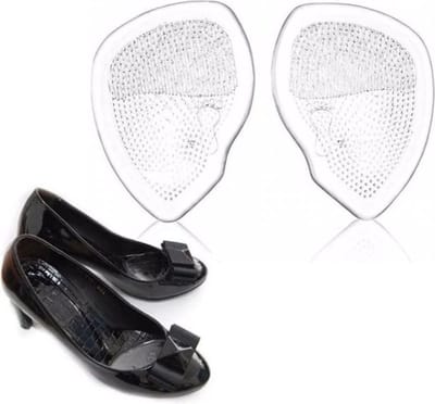 Dunne Antislip Pads van Siliconen - Voorvoet Inlegzool voor Hakken - Beschermer Kussen - Anti slip Pads - one size 1 paar