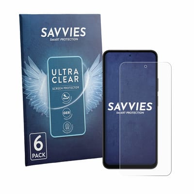 Savvies - Screenprotector voor Doogee B10 Pro - Folie Beschermfolie transparant 6 Stuks