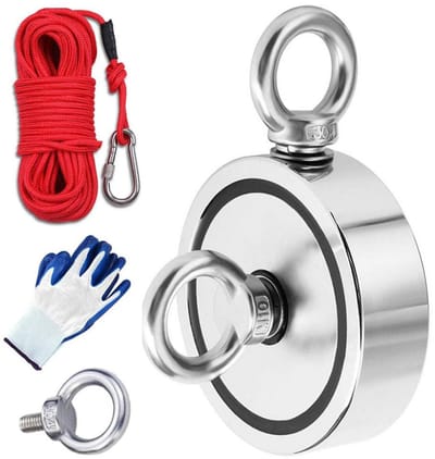 DailySupplies® Magneetvissen Starterspakket - Magneetdetectors Kinderen en Volwassenen - Zilver