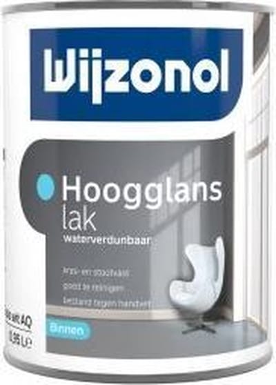Wijzonol Hoogglanslak Water 0,5 liter - Kleur
