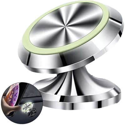 Magnetische Telefoonhouder Auto – Universeel – 360° Draaibaar – Drempelproef & Schokbestendig – Sterke Autohouder voor iPhone & Samsung – GSM Houder voor Auto Ventilatierooster & Dashboard - CHLIN® Glow