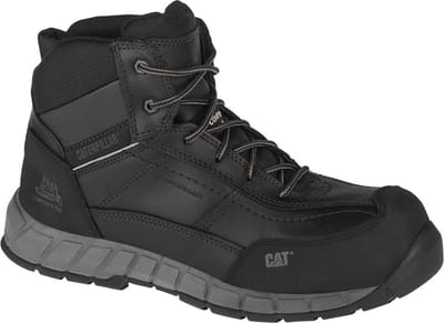 CAT Safety Streamline Mid LTR S1P | Zwart - FW Industrial - Maat 41 - Black