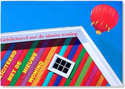 Nieuwe Woning Wenskaart - 12x17cm - Gevouwen Verhuisd kaart inclusief envelop - Nieuw Huis