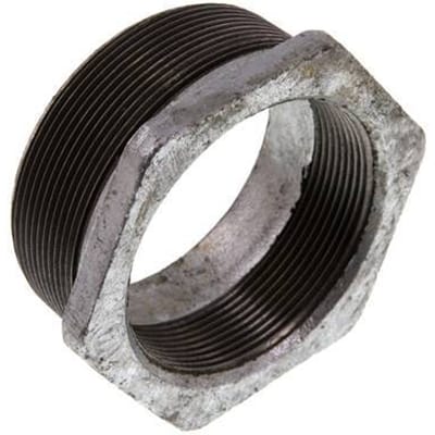R 3'' x Rp 2 1/2'' M/F Verzinkt Gietijzeren Verloopring 25 Bar - FL2S-MF-IZ-300R-212R