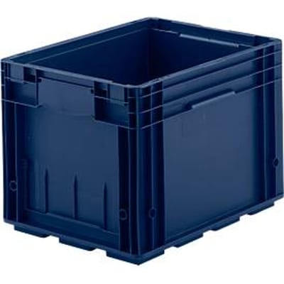Eurobak R-KLT 4329, polypropeen, B 400 x D 300 x H 280 mm, tot 20 kg, donkerblauw
