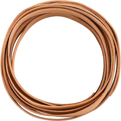 vidaXL - Leren - riem - 1 - Lichtbruin - 500 - x - 2 - cm - Leer