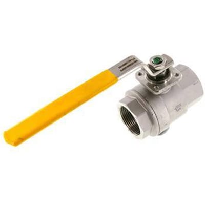Rp 1-1/4 inch Gas 2-Weg RVS Kogelkraan - BL2SH-AM-GA-114