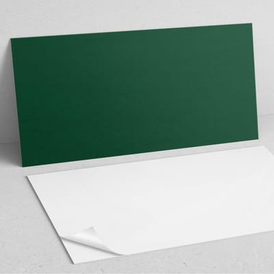Coloray Wandpanelen Zelfklevend - Kleur: Donkergroen PVC Wandpaneel - 100 cm x 50 cm - Groente Wandbekleding Zelfklevend - 1 stuk - Eénkleurige Wandpanelen Zelfklevend - Wandbord Keuken - Wandpaneel Badkamer