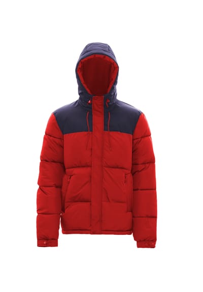 Mo Gewatteerd jack Heren rood marine