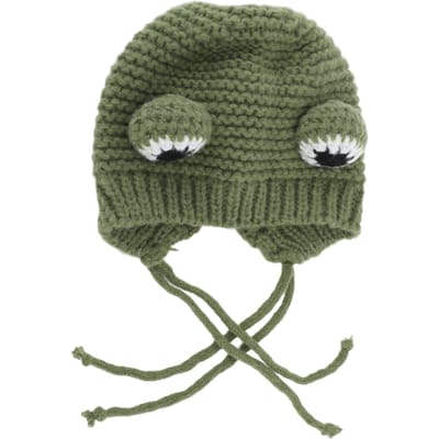 Chapeau Tricoté pour Chien Design Drôle Mignon Confortable Animaux de Compagnie Hiver Chaud Chapeau Tricoté pour Petits Chiens Chats Temps Froid Hiver Vert vert