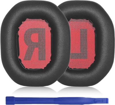 Vervangende oorkussens en hoofdband voor Teufel Cage Gaming HD hoofdtelefoon, comfortabel met huidvriendelijk leer en traagschuim, ideaal voor gamers