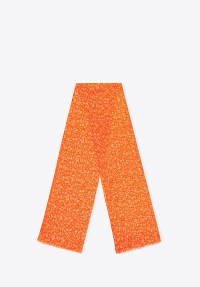 Wittchen - Dames Sjaal - Oranje - Polyester - Delicaat