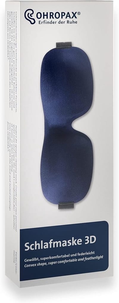3D Slaapmasker in Blauw - Comfortabel Oogmasker voor Ontspanning en Slaap