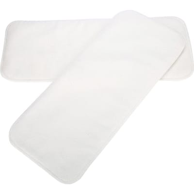 2 Pièces Insert de Couche Lavable Réutilisable Doux Doublure de Couche