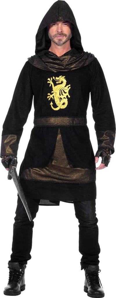 Ridder Tuniek Zwart/Goud Heren - Maat XL