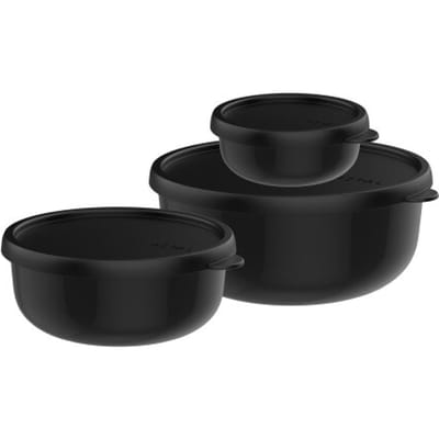Mepal Sale - Outlet -  Set bewaardoos Lumina 3-delig (250 + 750 + 1500 ml) - Nordic black