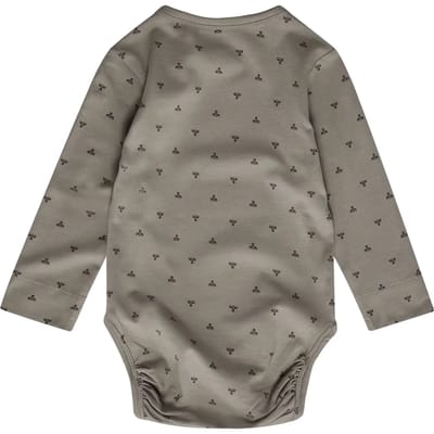 Hummel kinderbody met lange mouwen Hmlmini Bee Aop L/S 230320