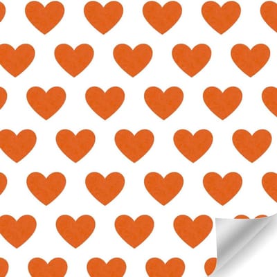 Papierrol Cadeaupapier – Rode harten – 50 cm x 100 m – Tijdloos Hartjes Inpakpapier – Duurzaam & Recyclebaar