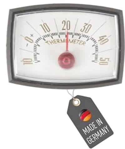 Zelfklevende Autothermometer - Analoge Temperatuurweergave voor Auto en Camper - Meetbereik -10°C tot +50°C