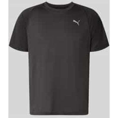 T-shirt met logo en ronde hals