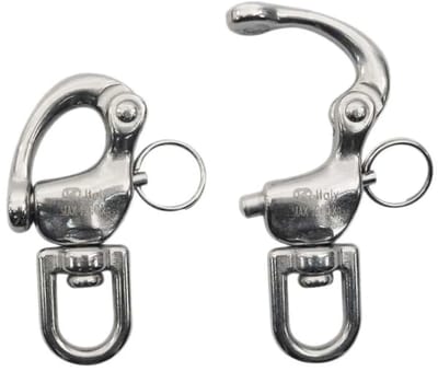 Kong Italy Quick Release Rotary Ring Connector Karabijnhaak Zilver 1