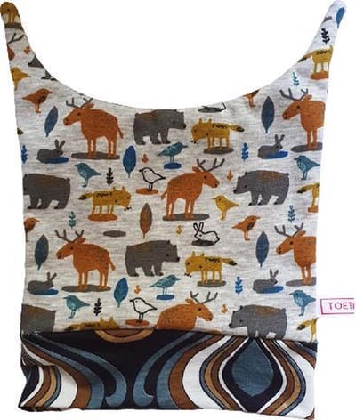 Toetie & Zo Handgemaakte Muts Bosdieren - Baby - Kind - Pet - Tricot - Grijs - Kraamkado