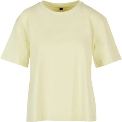 Build your Brand Ladies Everyday Tee BY211 - SOFT YELLOW - XS