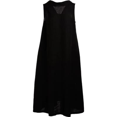 Lange jurk met strik op de rug vrouw Haris Cotton Essentials