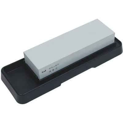 Kai combinatie wetsteen, wetsteen met opvangbak, wetsteen, messenslijper, korrel: 400 / 1000, AP-0305